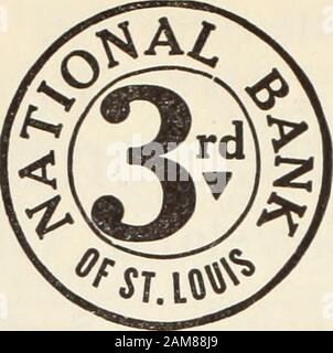 La cronaca commerciale e finanziaria . askaand il nord-ovest 14 Meccanica - American National Bank St. Louis. Rapporto Di Condizione 7 Marzo 1911. Risorse fatture scontate - 16.818.870 54 dollari prestiti e scoperti di conto corrente 6.293.074 41 U obbligazioni e premi 2.020.000 00 Fondo di riscatto - 100.000 00 Obbligazioni per garantire i depositi U. S. 1.092 29 altre obbligazioni... - LII-SSI ?J Mobili e impianti --- s, 295.252 52 Cash - con banche €7 704.928 17 In volte 7.249.087 77  14.954.015 94 €41,280.040 45LIABILITIES capitale sociale €2.000.000 00 Eccedenza e profitti 2.983.152 47 Circulation- - 1.984.200 00 riservato per Foto Stock