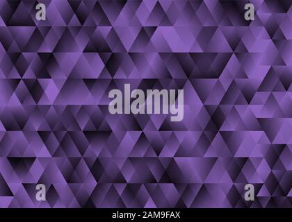 Sfondo luminoso triangolare poligonale. Moderno motivo geometrico astratto senza giunture. Foto Stock