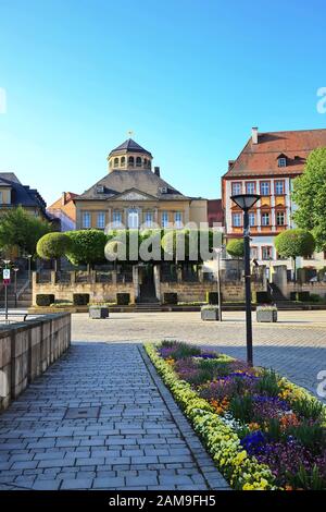 Finanzamt a Bayreuth è una città della Baviera, in Germania, con molte attrazioni storiche Foto Stock