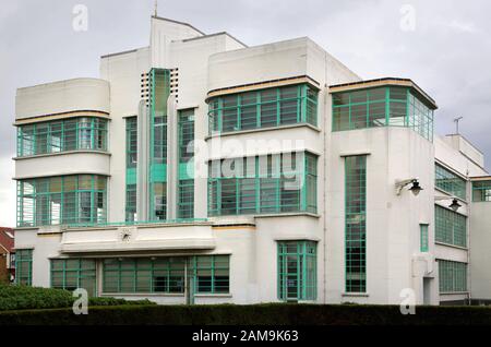 Art deco edificio di hoover nel nord di Londra Foto Stock