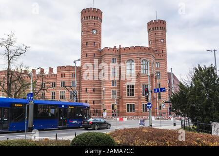 Edificio di corte distrettuale sulla Città Vecchia di Wroclaw nella regione della Slesia in Polonia Foto Stock