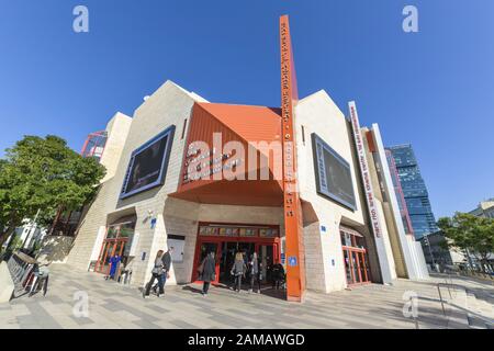 Marc Rich Israel Cinema Center, Tel Aviv, Israele Foto Stock