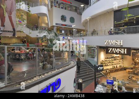 Einkaufszentrum Dizengoff Center, Tel Aviv, Israele Foto Stock