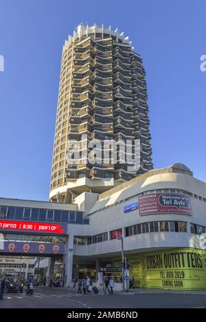 Dizengoff Tower, Tel Aviv, Israele Foto Stock