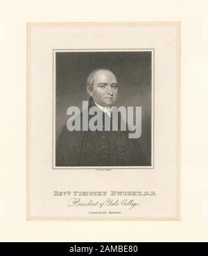 Revd Timothy Dwight, DD, presidente di Yale College, Connecticut, America EM2572; Revd. Timothy Dwight, D.D., presidente dello Yale College, Connecticut, America. Foto Stock