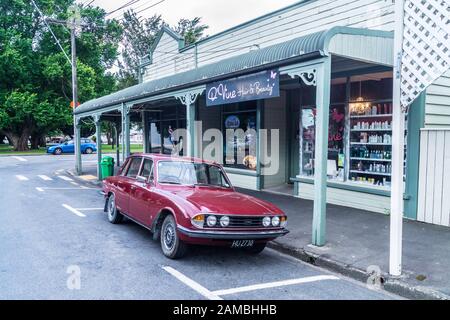 Triumph 2500 berlina, Martinborough, Wairarapa, Nuova Zelanda Foto Stock