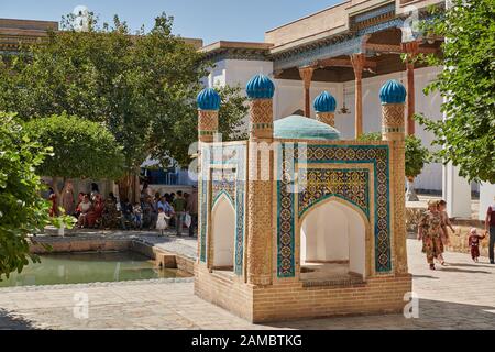 Baha-Ud-Din Naqshband Bokhari Memorial Complex, Bukhara, Uzbekistan, Asia Centrale Foto Stock