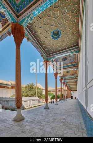 Baha-Ud-Din Naqshband Bokhari Memorial Complex, Bukhara, Uzbekistan, Asia Centrale Foto Stock