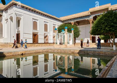 Baha-Ud-Din Naqshband Bokhari Memorial Complex, Bukhara, Uzbekistan, Asia Centrale Foto Stock