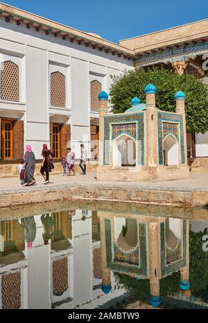 Baha-Ud-Din Naqshband Bokhari Memorial Complex, Bukhara, Uzbekistan, Asia Centrale Foto Stock