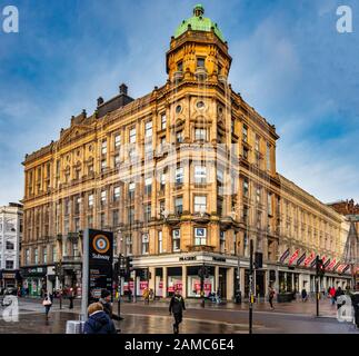 House of Fraser store nell'angolo di Argyle Street e Buchanan Street a Glasgow Scozia Scotland Foto Stock