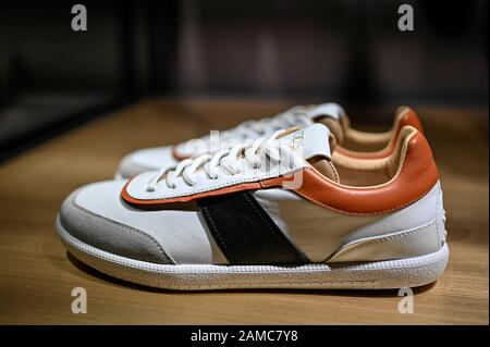 Milano, Italia. 12th Gen 2020. Milano, Milano Fashion Week, Man Fall Winter 2020/2021. Milano Moda Uomo Autunno Inverno 2020/21. Presentazione Di Tod'S Nella Foto: Modello Di Credito: Agenzia Fotografica Indipendente/Alamy Live News Foto Stock