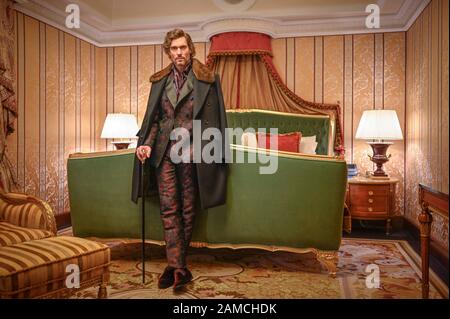 Milano, Italia. 12th Gen 2020. Milano, Milano Fashion Week, Man Fall Winter 2020/2021. Milano Moda Uomo Autunno Inverno 2020/21. Miliardario Nella Foto Presentazione: Modello Di Credito: Agenzia Indipendente Di Foto/Alamy Live News Foto Stock