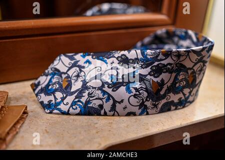 Milano, Italia. 12th Gen 2020. Milano, Milano Fashion Week, Man Fall Winter 2020/2021. Milano Moda Uomo Autunno Inverno 2020/21. Miliardario Nella Foto Presentazione: Modello Di Credito: Agenzia Indipendente Di Foto/Alamy Live News Foto Stock