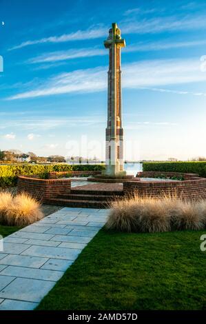 Il memoriale della prima guerra mondiale a Poole Park, Dorset, Inghilterra. Foto Stock