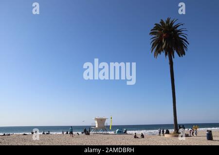 Moonlight State Beach Encinitas Foto Stock