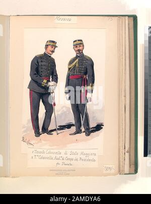 Tenente Colonnelo di stato maggiore; Tenente Colonnello, di campo del Presidente, gr tenuta Tenente Colonnelo di stato maggiore; Tenente Colonnello, di campo del Presidente, gr. Tenuta.; Tenente Colonnelo di stato maggiore; Tenente Colonnello, di campo del Presidente, gr. Tenuta. Foto Stock