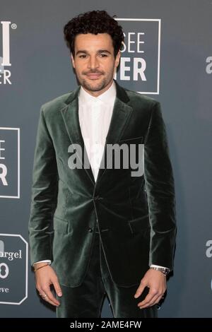 Christopher Abbott partecipa al 25th Annual Critics' Choice Awards al Barker Hangar di Santa Monica, Los Angeles, California, Stati Uniti, il 12 gennaio 2020. | utilizzo in tutto il mondo Foto Stock