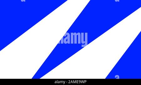 Sfondo vintage blu con due linee bianche Foto Stock