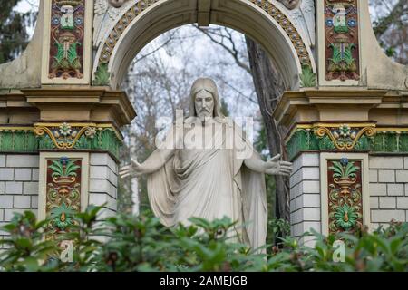 Dorotheenstädtischer, Familiengrab Friedrich Eduard Hoffmann, Chausseestraße Friedhof,  , Mitte, Berlin, Deutschland Foto Stock