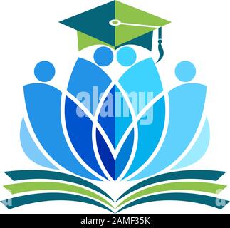 logo lotus education Foto Stock