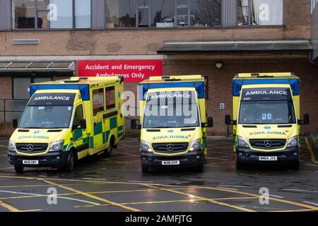 Yeovil District Hospital, Somerset, Che Mostra Il Reparto Di Emergenza E Incidenti Foto Stock