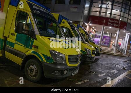 Yeovil District Hospital, Somerset, Che Mostra Il Reparto Di Emergenza E Incidenti Foto Stock