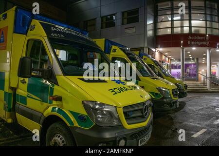 Yeovil District Hospital, Somerset, Che Mostra Il Reparto Di Emergenza E Incidenti Foto Stock