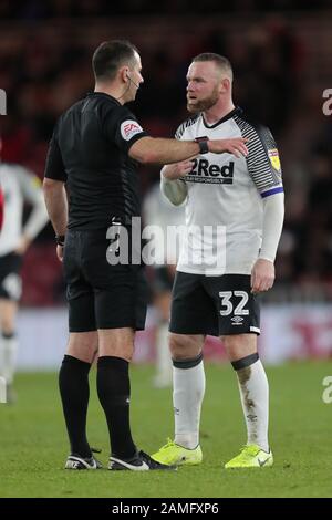 ROBINSON, ROONEY, MIDDLESBROUGH FC V DERBY COUNTY FC EFL CHAMPIONSHIP, 2020 Foto Stock