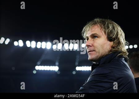 Pavel Nedved della Juventus prima del campionato italiano Serie A partita di calcio tra AS Roma e Juventus il 12 gennaio 2020 allo Stadio Olimpico di Roma, Italia - Foto Federico Proietti/ESPA-Imaes Foto Stock