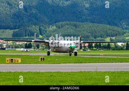 Zeltweg, Austria - Luglio 1st 2011: Nord Aviation Noratlas by airshow - airpower11 - a Zeltweg Foto Stock