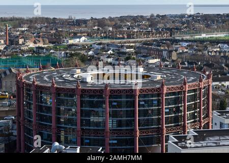 Dublino, Irlanda - 13 gennaio 2020: Edificio Gasworks, barrow Street, Dublino, Irlanda. Foto Stock