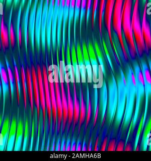 Brillante tecnologia blurry vibrante degradano colore fluido neon Foto Stock