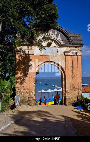 Portale, Portal Portaló, Morro De São Paulo, Ilha De Tinharé, Bahia, Brasil Foto Stock