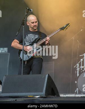 Akercocke vive al Bloodstock Open Air Festival uk 2016 Foto Stock