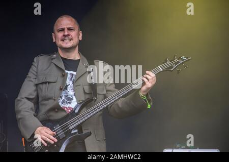 Akercocke vive al Bloodstock Open Air Festival uk 2016 Foto Stock