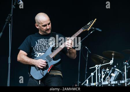 Akercocke vive al Bloodstock Open Air Festival uk 2016 Foto Stock