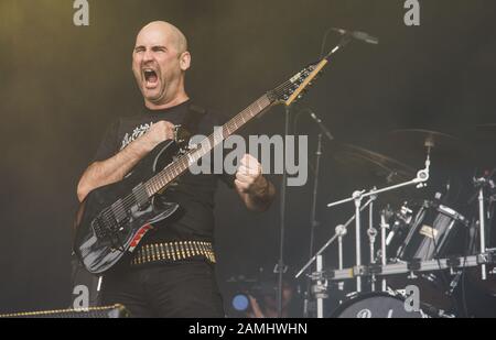 Akercocke vive al Bloodstock Open Air Festival uk 2016 Foto Stock