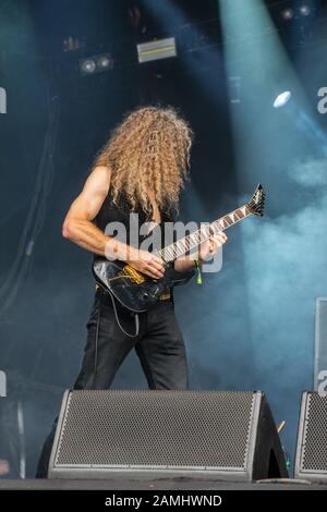 Akercocke vive al Bloodstock Open Air Festival uk 2016 Foto Stock