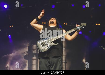 La fabbrica di paura vive al festival di sangue all'aperto uk 2016 Foto Stock