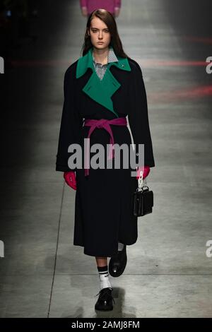 Milano, Italia. 12th Gen 2020. Msgm Autunno/Inverno 2020/2021 Runway Durante La Settimana Della Moda Di Milano Uomini‚Äôs Gennaio 2020 - Milano, Italia 12/01/2020 | Utilizzo Nel Mondo Credito: Dpa/Alamy Live News Foto Stock