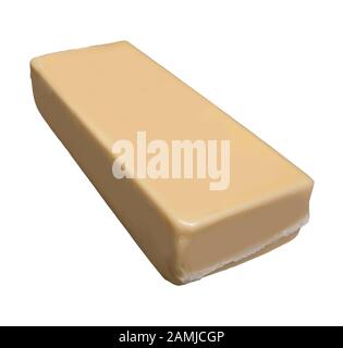 Blocchetto Di Formaggio Guyere Foto Stock
