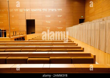 Vista interna della Sinagoga Ohel-Jakob a Monaco St.-Jakobs-Platz. [traduzione automatizzata] Foto Stock