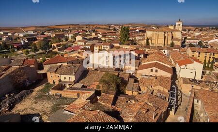 Berlanga De Duero è una bella cittadina medievale in provincia di Soria, Spagna Foto Stock