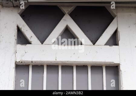 Vista dettagliata sulle superfici in legno ad alta risoluzione Foto Stock