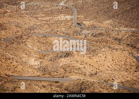 Autostrada 74, Palm Springs, California Foto Stock