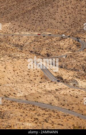 Autostrada 74, Palm Springs, California Foto Stock