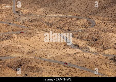 Autostrada 74, Palm Springs, California Foto Stock