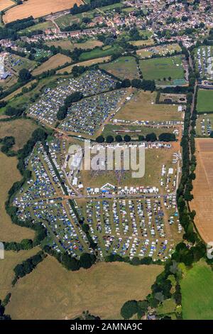 La CROPREDY festival musicale annuale presso il villaggio di CROPREDY. Formato poco più di trenta anni fa dal folk-rock band Fairport Convention. Fotografato nel 2010 Foto Stock