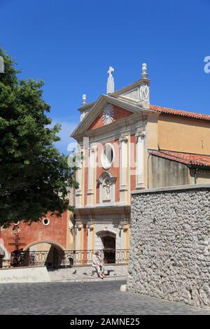 Chiesa dell'Immacolata Concezione, Città Vecchia, Vieil Antibes, Antibes, Cote d'Azur, Riviera Francese, Provence, Francia Foto Stock